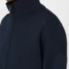 Casaco de malha em crepe de viscose, azul ultramar Casaco de malha em crepe de viscose, azul ultramar