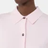 Casaco de malha feminino em lã, rosa Casaco de malha feminino em lã, rosa