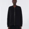 Casaco em jersey scuba, preto Casaco em jersey scuba, preto