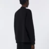 Casaco em jersey scuba, preto Casaco em jersey scuba, preto