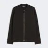 Casaco em jersey scuba, preto Casaco em jersey scuba, preto