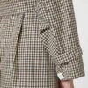 Casaco trench em sarja estampado e repelente à água, cor café Casaco trench em sarja estampado e repelente à água, cor café