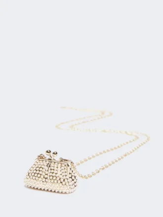 Colar com pendente em forma de mala Pasticcino, dourado