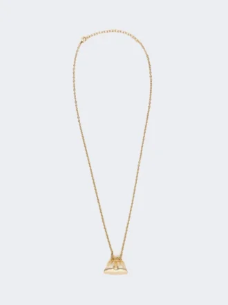 Colar comprido com pingente em forma de bolsa Pasticcino, dourado