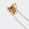 Colar comprido com pingente em forma de bolsa Pasticcino, dourado Colar comprido com pingente em forma de bolsa Pasticcino, dourado