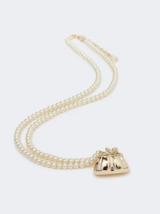 Colar gargantilha com pendente Pasticcino, dourado