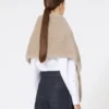 Estola em alpaca e caxemira, verde musgo
