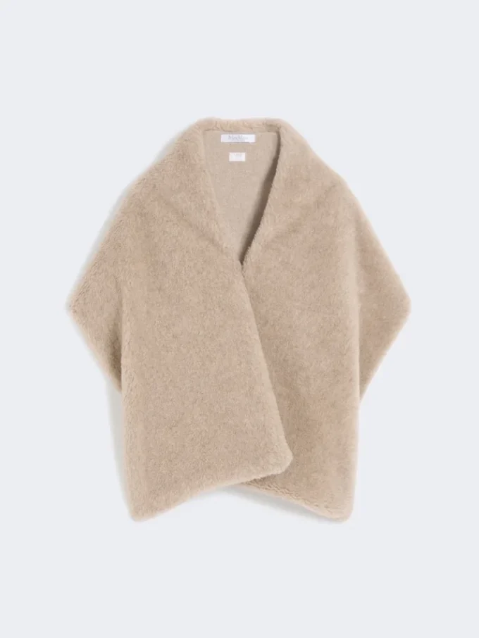 Estola em alpaca e caxemira, verde musgo