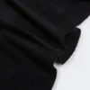 Estola em camelo com monograma bordado, preta Estola em camelo com monograma bordado, preta
