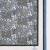 Foulard de seda estampado, azul da China