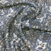 Foulard de seda estampado, azul da China