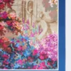Foulard de seda estampado, azul-escuro Foulard de seda estampado, azul-escuro