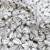 Foulard de seda estampado, branco óptico Foulard de seda estampado, branco óptico