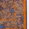 Foulard de seda estampado, castanho avelã Foulard de seda estampado, castanho avelã