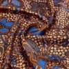 Foulard de seda estampado, castanho avelã Foulard de seda estampado, castanho avelã
