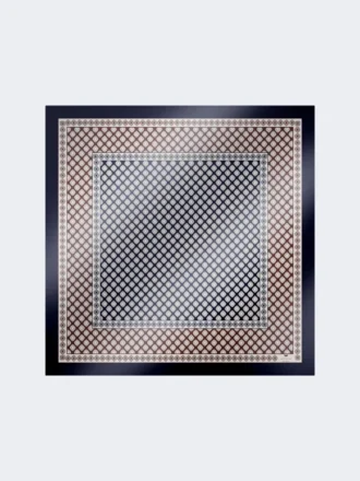 Foulard de seda estampado, cor lama