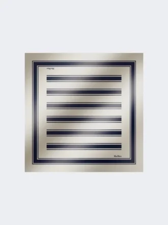 Foulard de seda estampado, ultramarino Foulard de seda estampado, ultramarino