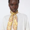Foulard de seda estampado, verde Foulard de seda estampado, verde