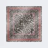 Foulard em sarja de seda estampada, rosa Foulard em sarja de seda estampada, rosa