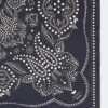 Foulard quadrado de seda estampado, azul-escuro Foulard quadrado de seda estampado, azul-escuro