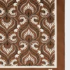 Foulard quadrado de seda estampado, cor caramelo Foulard quadrado de seda estampado, cor caramelo