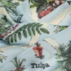 Lenço oversized em seda e lã estampadas, mostarda Lenço oversized em seda e lã estampadas, mostarda