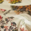 Lenço oversized em seda e lã estampadas, rosa antigo Lenço oversized em seda e lã estampadas, rosa antigo