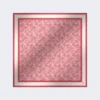 Lenço quadrado maxi em modal e seda, cor salmão Lenço quadrado maxi em modal e seda, cor salmão