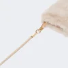 Luvas em tecido de alpaca e lã teddy, bege Luvas em tecido de alpaca e lã teddy, bege