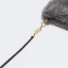 Luvas em tecido de lã e alpaca teddy, cinzento médio Luvas em tecido de lã e alpaca teddy, cinzento médio
