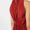 Macacão em cetim fluido, vermelho Macacão em cetim fluido, vermelho