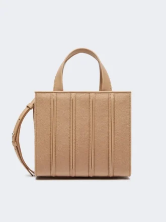 Mala Max Mara Whitney 4 – pequena, castanho avelã