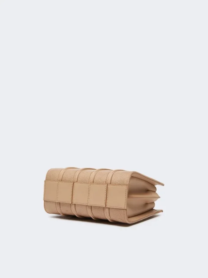 Mala Max Mara Whitney 4 – pequena, castanho avelã