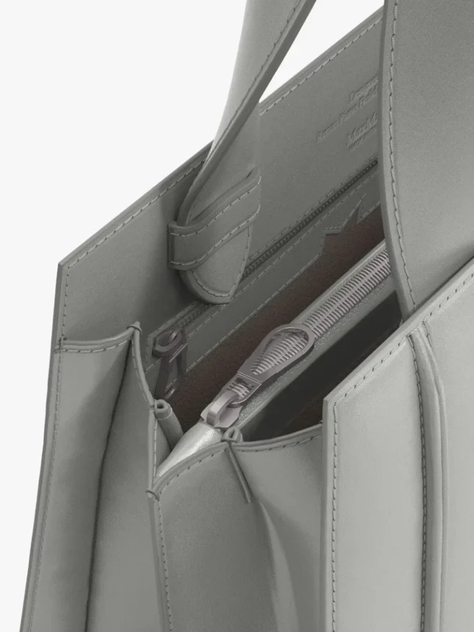 Mala Whitney 5 da Max Mara – média, cinzento claro Mala Whitney 5 da Max Mara – média, cinzento claro