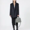 Mala Whitney 5 da Max Mara – média, cinzento claro Mala Whitney 5 da Max Mara – média, cinzento claro