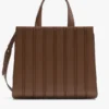Mala Whitney 7 da Max Mara – grande, castanho âmbar Mala Whitney 7 da Max Mara – grande, castanho âmbar