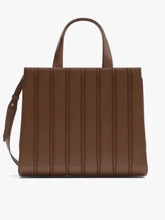 Mala Whitney 7 da Max Mara – grande, castanho âmbar