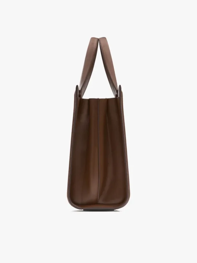 Mala Whitney 7 da Max Mara – grande, castanho âmbar Mala Whitney 7 da Max Mara – grande, castanho âmbar