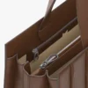 Mala Whitney 7 da Max Mara – grande, castanho âmbar Mala Whitney 7 da Max Mara – grande, castanho âmbar