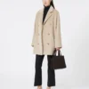 Mala Whitney de Max Mara 5 – média, castanho escuro Mala Whitney de Max Mara 5 – média, castanho escuro