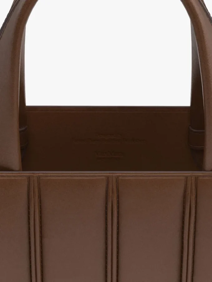 Mala Whitney de Max Mara 5 – média, castanho âmbar Mala Whitney de Max Mara 5 – média, castanho âmbar
