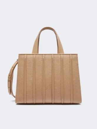 Mala Whitney de Max Mara 6 – média, castanho avelã