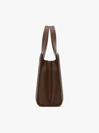 Mala Whitney de Max Mara 6 – média, castanho âmbar