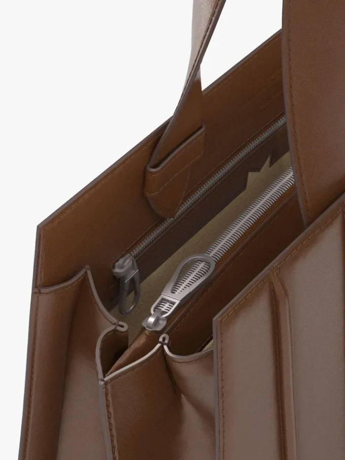 Mala Whitney de Max Mara 6 – média, castanho âmbar Mala Whitney de Max Mara 6 – média, castanho âmbar