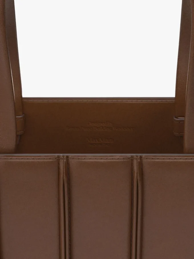 Mala Whitney de Max Mara 6 – média, castanho âmbar Mala Whitney de Max Mara 6 – média, castanho âmbar
