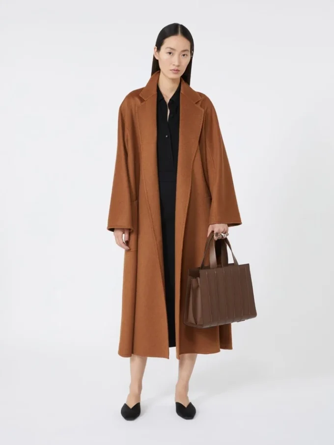 Mala Whitney de Max Mara 6 – média, castanho âmbar Mala Whitney de Max Mara 6 – média, castanho âmbar
