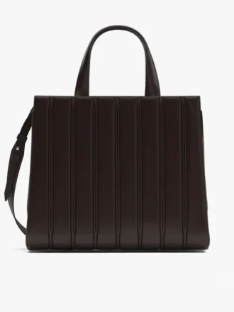 Mala Whitney de Max Mara 7 – grande, castanho escuro