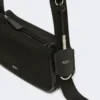 Micro bolsa em malha técnica, preta Micro bolsa em malha técnica, preta