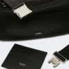 Micro bolsa em malha técnica, preta Micro bolsa em malha técnica, preta