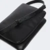 Mini bolsa Soffy acolchoada em pele napa, preta Mini bolsa Soffy acolchoada em pele napa, preta